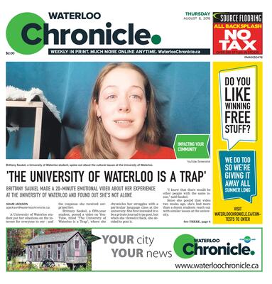 Waterloo Chronicle, 8 Aug 2019