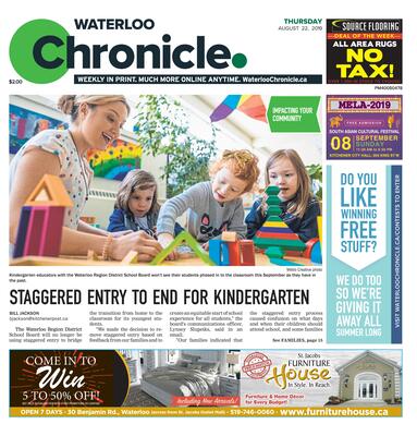 Waterloo Chronicle, 22 Aug 2019