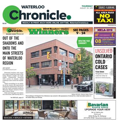 Waterloo Chronicle, 29 Aug 2019