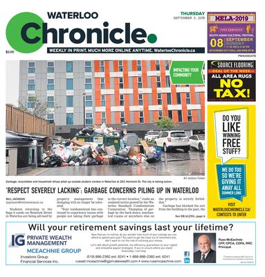 Waterloo Chronicle, 5 Sep 2019