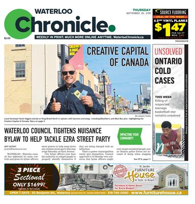 Waterloo Chronicle, 26 Sep 2019