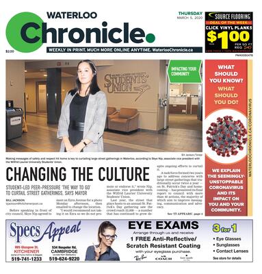 Waterloo Chronicle, 5 Mar 2020