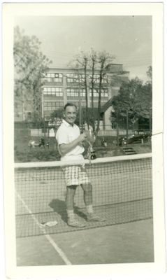 Wilfrid Bitzer on Benton Street Tennis Court