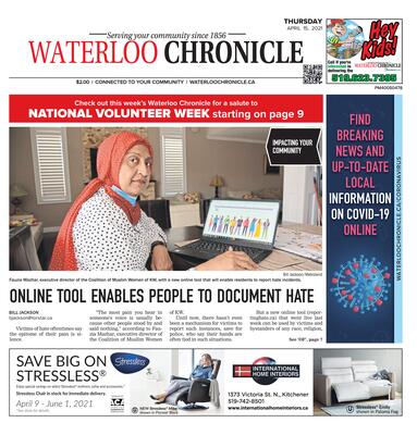 Waterloo Chronicle, 15 Apr 2021