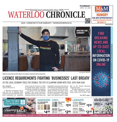 Waterloo Chronicle, 22 Apr 2021