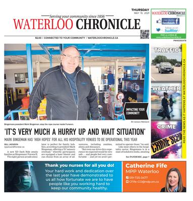 Waterloo Chronicle, 13 May 2021