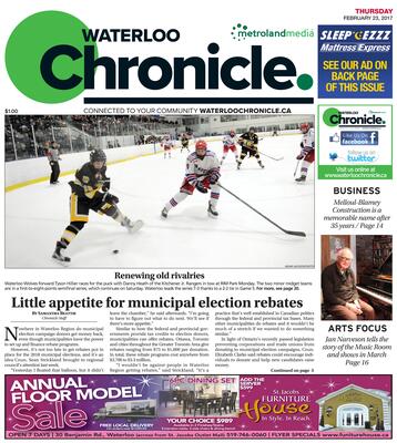 Waterloo Chronicle, 23 Feb 2017