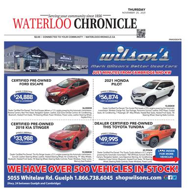 Waterloo Chronicle, 25 Nov 2021