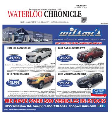 Waterloo Chronicle, 2 Dec 2021