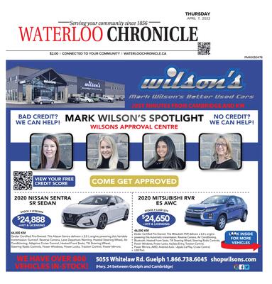 Waterloo Chronicle, 7 Apr 2022