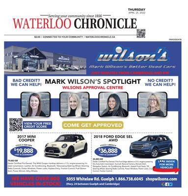 Waterloo Chronicle, 21 Apr 2022