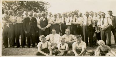 A group of men and boys