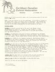 K-W Caribbean Canadian Cultural Association Newsletter, 1981