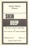 K-W Caribbean Canadian Cultural Association program for the play: "Skin Deep: The Story of Martin Luther King"