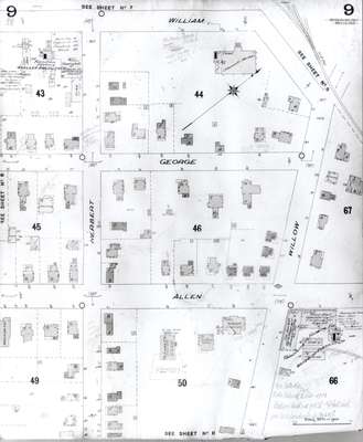 Fire Insurance Map 1908 - 1913, Map 9