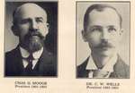 Charles G. Moogk and Dr. C.W. Wells