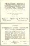 Bender Printing, Kitchener; Waterloo Music Company