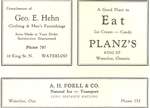 George E. Hehn; Plantz's; A.H. Foell & Company