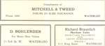 Mitchell & Tweed; D. Bohlender; Richard Braunlich