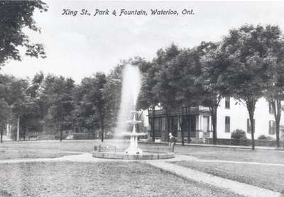 Kuntz Brewery Park and Fountain, Waterloo, Ontario