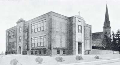 St. Louis Catholic Church and School, Waterloo, Ontario