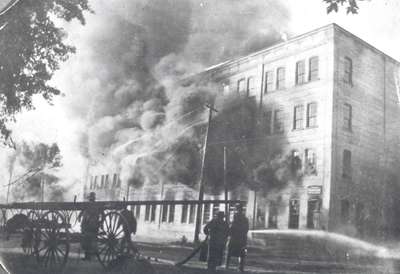 Canada Furniture Company Fire, Waterloo, Ontario