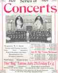 Waterloo Musical Society Concerts, 1921