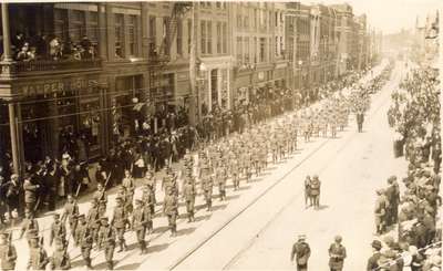 World War I Soldiers Parade, Kitchener, Ontario