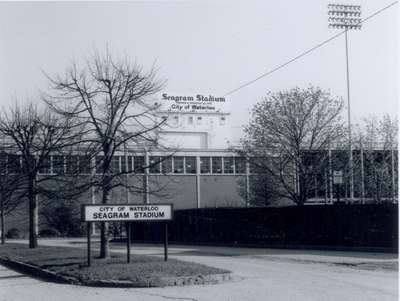 Seagram Stadium Sign and Driveway, Waterloo, Ontario