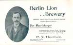 C.N. Huether, Berlin Lion Brewery, Kitchener