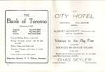 Bank of Toronto; City Hotel; Charles Seyler