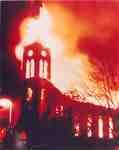 St. John's Lutheran Church, Waterloo, Ontario. Fire, 1959