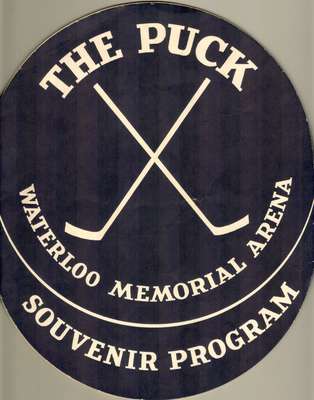 Waterloo Memorial Arena Souvenir Program, 1947