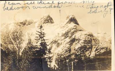 Postcard of the Lions Mountains, Vancouver