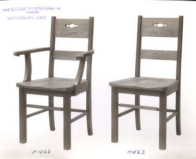 Globe Furniture Company Chairs and Stools, Waterloo, Ontario