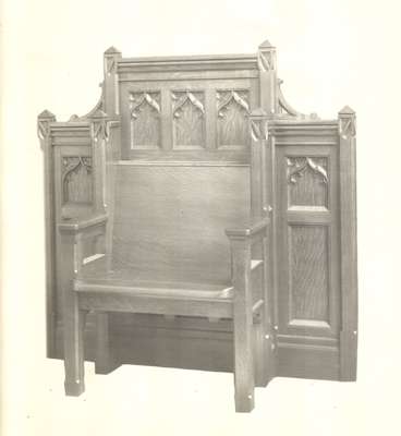 Globe Furniture Company Church Chairs and Tables, Waterloo, Ontario