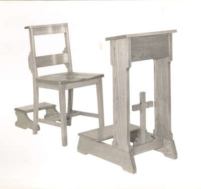 Globe Furniture Company Church Chairs and Tables, Waterloo, Ontario