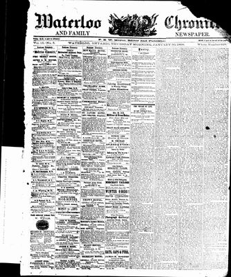 Waterloo Chronicle (Waterloo, On1868), 30 Jan 1868