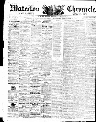 Waterloo Chronicle (Waterloo, On1868), 27 Feb 1868