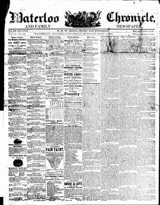 Waterloo Chronicle (Waterloo, On1868), 7 May 1868