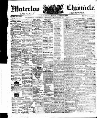 Waterloo Chronicle (Waterloo, On1868), 28 May 1868