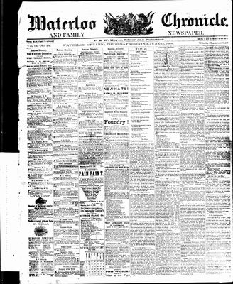 Waterloo Chronicle (Waterloo, On1868), 11 Jun 1868