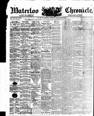 Waterloo Chronicle (Waterloo, On1868), 23 Jul 1868