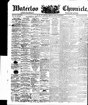 Waterloo Chronicle (Waterloo, On1868), 17 Sep 1868