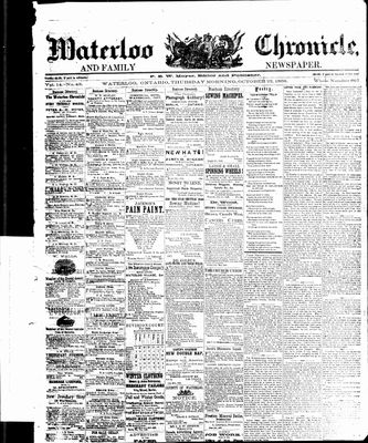 Waterloo Chronicle (Waterloo, On1868), 22 Oct 1868