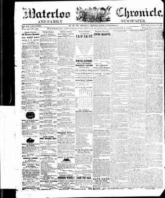 Waterloo Chronicle (Waterloo, On1868), 3 Dec 1868