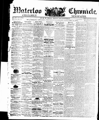 Waterloo Chronicle (Waterloo, On1868), 14 Jan 1869