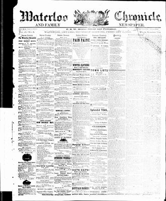 Waterloo Chronicle (Waterloo, On1868), 11 Feb 1869