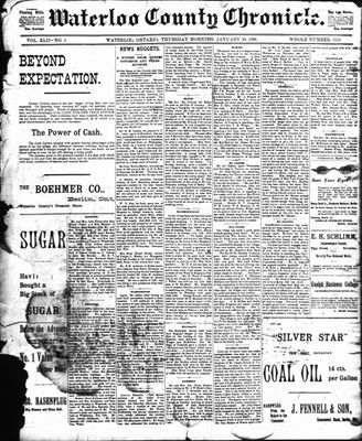 Waterloo Chronicle (Waterloo, On1868), 30 Jan 1896