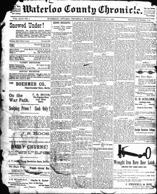 Waterloo Chronicle (Waterloo, On1868), 13 Feb 1896